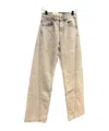 Selected Belt Loop Jeans In Gold