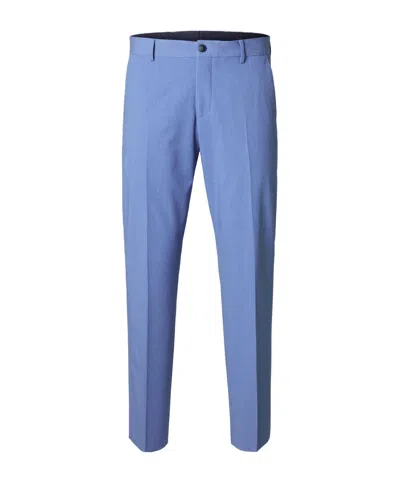 Selected Belt Loops Slacks In Blue