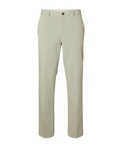 Selected Belt Loops Slacks In Brown