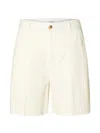 Selected Belt-loop Shorts In Neutral