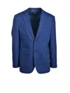 Selected Blue Polyester Wool Blend Jacket In Blue