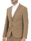 Selected Button Jacket Viscose Elastane - Beige In Brown