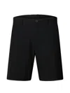 Selected Buttoned Shorts In Black
