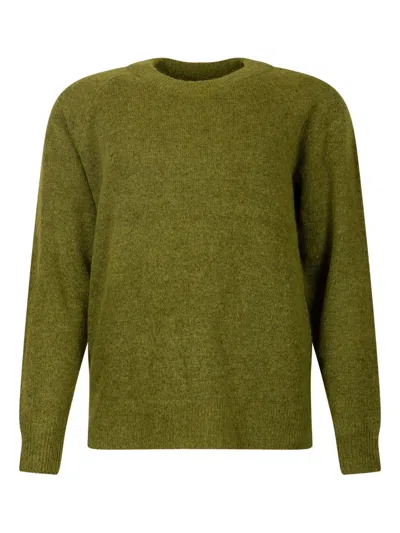 Selected Cashmere-blend Jumper In Green
