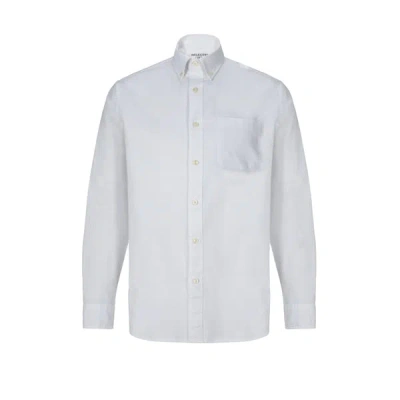 Selected Chemise En Coton In Blanc