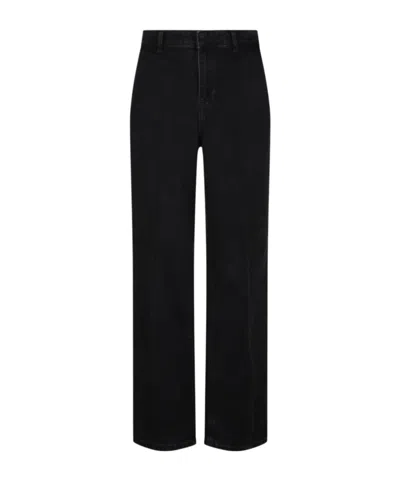 Selected Denim Trousers With Belt Loops