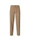 Selected Drawstring Trousers In Brown