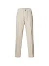 Selected Drawstring Trousers In White