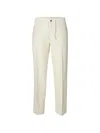 Selected Drawstring Trousers In White