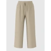 SELECTED FEMME - HIGH-WAISTED TROUSERS LINEN MIX