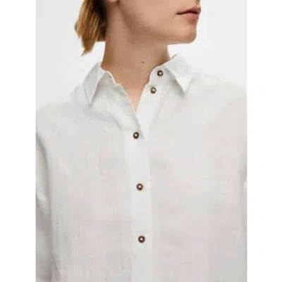 Selected Femme - Linnie Ls Shirt Snow White