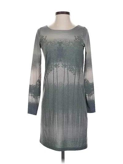 Pre-owned Selected Femme Casual Dress In Gray