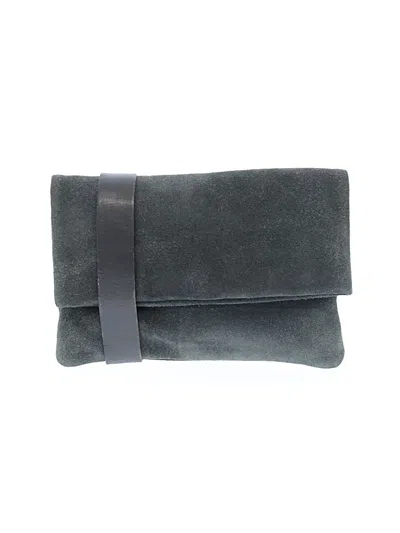 Pre-owned Selected Femme Clutch In Gray