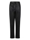 Selected Femme Leather Straight-leg Trousers