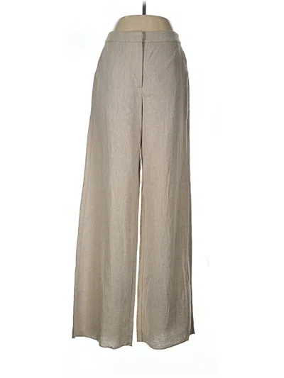 Pre-owned Selected Femme Linen Pants In Tan