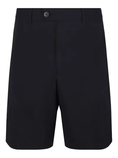 Selected Femme Logo-patch Shorts In Black