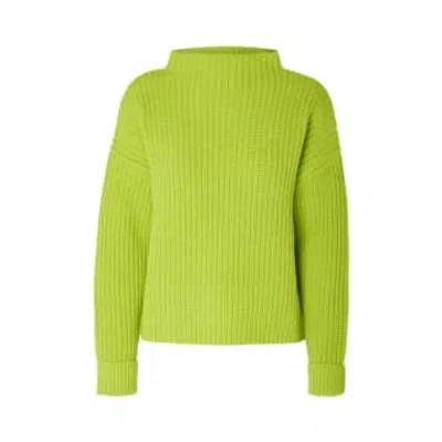 Selected Femme Selma Knit Pullover Lime In Green