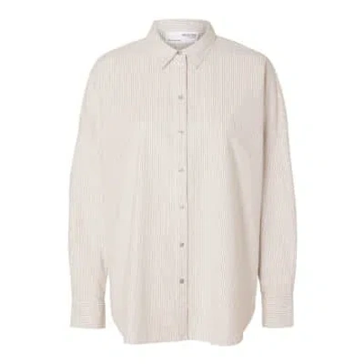 Selected Femme Slfnova Bright White Oxford Shirt