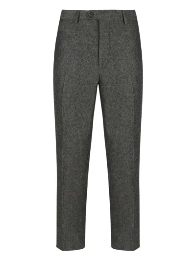 Selected Femme Straight-leg Trousers In Gray