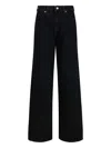 Selected Femme Wide-leg Jeans In Black