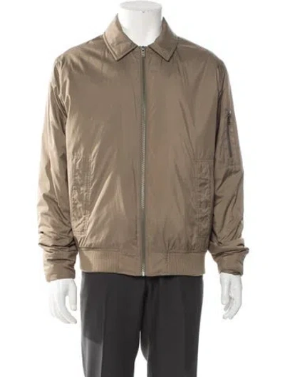 Pre-owned Selected Homme Bomber Jacket In Neutral