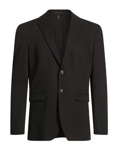 Selected Homme Man Blazer Black Size 44 Recycled Polyester, Viscose, Elastane