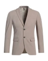 Selected Homme Man Blazer Taupe Size 34 Recycled Polyester, Viscose, Elastane In Grey