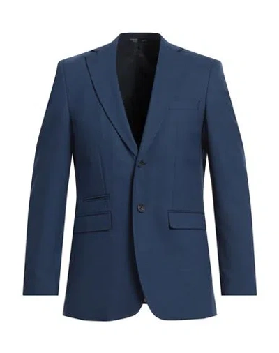 Selected Homme Man Blazer Navy Size 36 Recycled Polyester, Wool, Viscose, Elastane