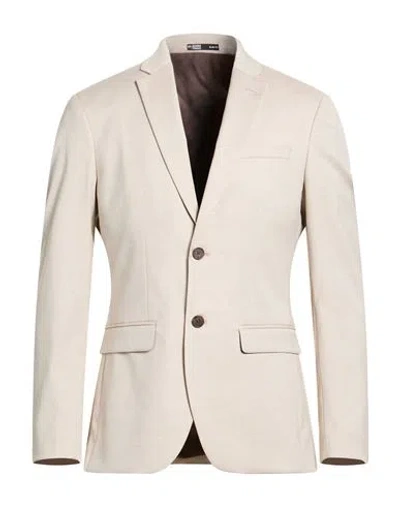Selected Homme Man Blazer Sand Size 38 Recycled Polyester, Viscose, Polyester, Elastane In Neutral