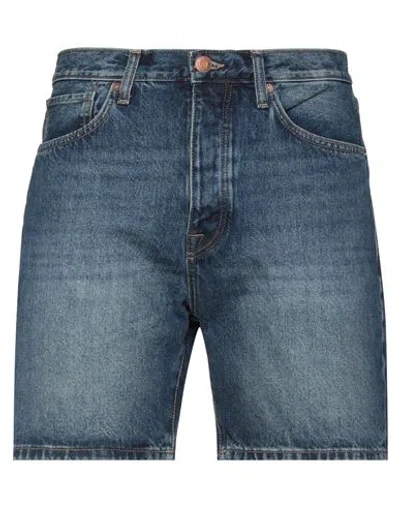 Selected Homme Man Denim Shorts Blue Size Xxl Organic Cotton