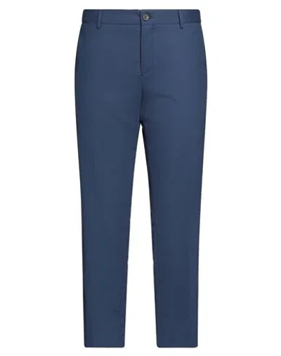 Selected Homme Man Pants Navy Size 42 Polyester, Wool, Viscose, Elastane