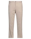 Selected Homme Man Pants Sand Size 42 Polyester, Wool, Viscose, Elastane In Beige