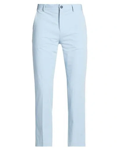 Selected Homme Man Pants Sky Blue Size 38 Recycled Polyester, Viscose, Elastane