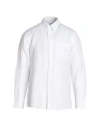 Selected Homme Man Shirt White Size 15 Organic Cotton, Linen In White