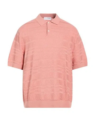 Selected Homme Man Sweater Antique Rose Size L Cotton In Pink