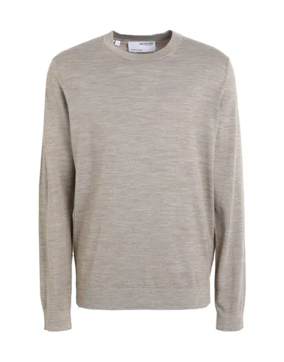Selected Homme Sweaters In Beige