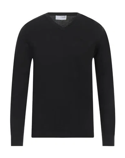 Selected Homme Man Sweater Black Size L Cotton
