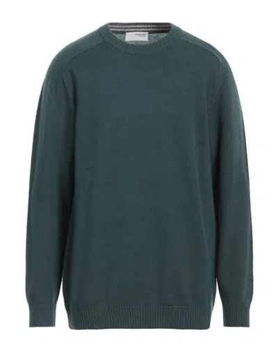 Selected Homme Man Sweater Emerald Green Size Xxl Lambswool