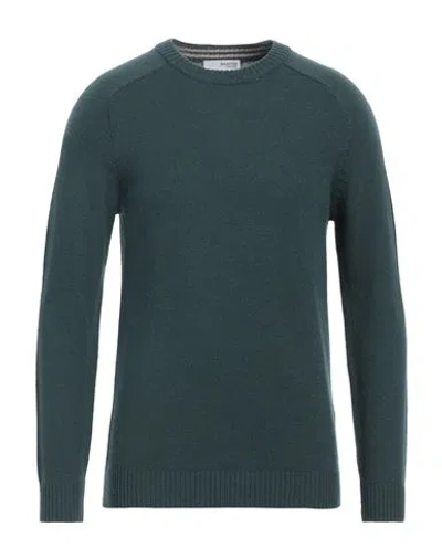 Selected Homme Man Sweater Green Size L Lambswool In Gray