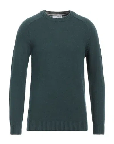 Selected Homme Man Sweater Green Size L Lambswool In Green