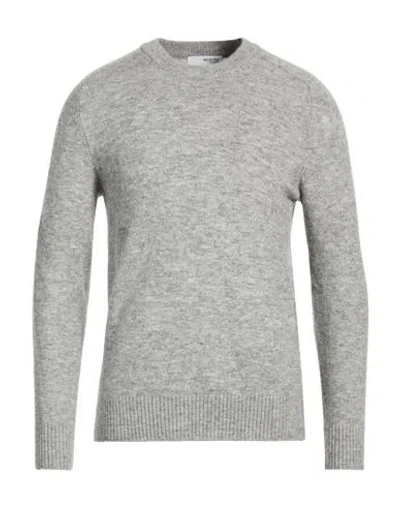 Selected Homme Sweater  Rai Ls Knit Crew Neck - Grey Melange In Gray
