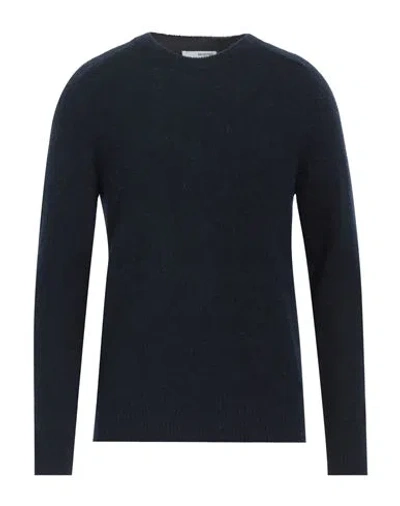 Selected Homme Man Sweater Midnight Blue Size M Recycled Polyester, Alpaca Wool, Wool, Nylon, Elasta