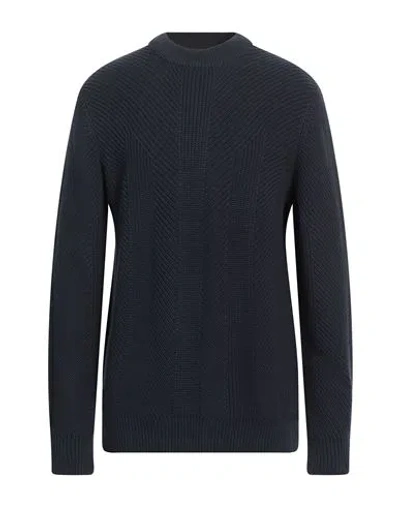 Selected Homme Man Sweater Navy Blue Size Xl Organic Cotton, Cotton