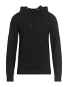Selected Homme Man Sweatshirt Black Size M Ecovero Viscose, Recycled Polyester, Elastane