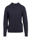 Selected Homme Man Sweatshirt Midnight Blue Size S Ecovero Viscose, Recycled Polyester, Elastane