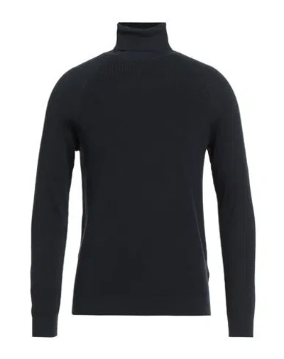SELECTED HOMME SELECTED HOMME MAN TURTLENECK NAVY SIZE S ORGANIC COTTON, COTTON