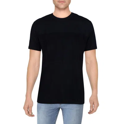 Selected Homme Mens Mixed Media Cotton T-shirt