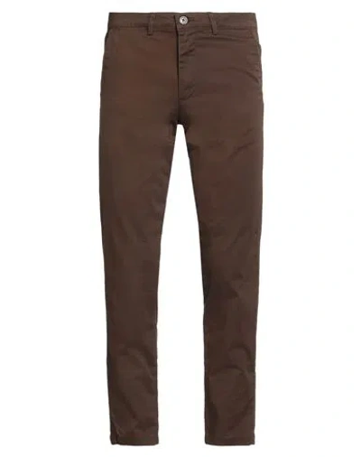 Selected Homme Slhslim-new Miles 175 Flex Pants W N Man Pants Brown Size 32w-32l Organic Cotton, Cot
