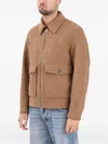 Selected Jakob Wool Jacket In Brown