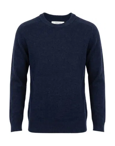 Selected Knitwear - Sweaters In Navy - Dark Brown